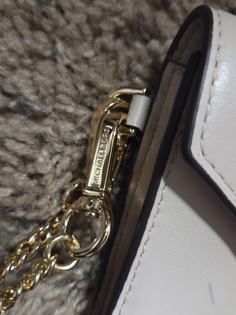 Michael Kors Whitney Small Chain Wallet - Light Blush Pink